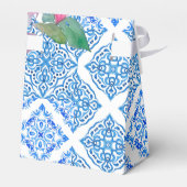 ブルータイルアマルフィ結婚フローラサンキューバッグ フェイバーボックス (裏面サイド)