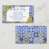 ブルータイルイタリアンレモン柑橘系ベビー本 エンクロージャーカード (正面/裏面)