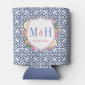 ブルータイルシトラスブライトフラワーズブライダルシャワー 缶クーラー (裏面)