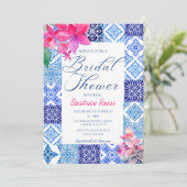 ブルータイルズブーゲンビレアアマルフィブライダルシャワー 招待状 (スタンド正面)