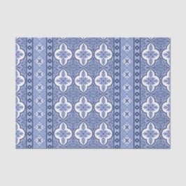 ブルータイルデザインシームレスパターン分離 薄葉紙