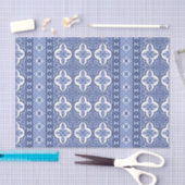 ブルータイルデザインシームレスパターン分離 薄葉紙 (クラフト)