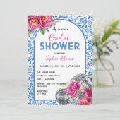 ブルータイルマンマミア踊りクイーンブライダルシャワー 招待状 (スタンド正面)