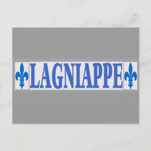 ブルータイルラグニープ ポストカード (正面)