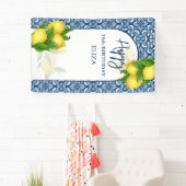 ブルータイルレモンアマイタリアンルフィハッピーバースデー 横断幕 (インサイチュ)