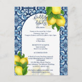 ブルータイルレモンアマルフィポジタ結婚ーノ詳細 エンクロージャーカード (正面)