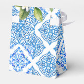 ブルータイルレモンアマルフィ結婚ーの感謝バッグ フェイバーボックス (裏面サイド)