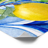 ブルータイルレモンタッツアモアブライダルシャワーへようこそ ポスター (角)