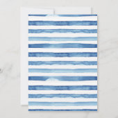 ブルータイルレモンブライダルシャワー招待 招待状 (裏面)