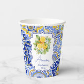 ブルータイルレモン卒業式 紙コップ (裏面)