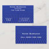 ブルータイル名刺 名刺 (正面/裏面)