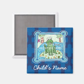 ブルータイル磁石$3.65 マグネット (正面/裏面)