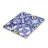 ブルータイル，シチリア，マジョリカ，モザイクアート，レモン タイル (側面)