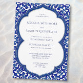 ブルータイル メディテレーニアンエンゲージメントパーティー 招待状