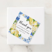 ブルータイル レモン イタリアン ブライダル シャワー フェイバータグ (インサイチュ)