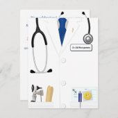 ブルータイ 新医師発表 招待状 (正面/裏面)