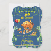 ブルータウロス誕生日（4月20日～5月20日） 招待状 (正面)