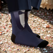 ブルータキシードの靴下を名誉のグロムスマン結婚マン ソックス