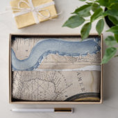 ブルータコヴィンテージマップコンパス航海の 薄葉紙 (ギフト)