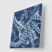 ブルータコヴィンテージマップシック スクエア壁時計 (傾斜)