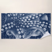 ブルータコヴィンテージマップシック ビーチタオル (正面)