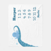 ブルータコ名マイルストーンフリースブランケット フリースブランケット (正面)