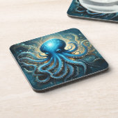 ブルータコ抽象芸術アクリルアート コースター (左側)