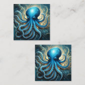 ブルータコ抽象芸術アクリルアート スクエア名刺 (正面/裏面)