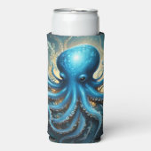 ブルータコ抽象芸術アクリルアート スリム缶クーラー (Seltzer正面)