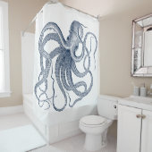 ブルータコ航海のイラストレーション シャワーカーテン (インサイチュ)