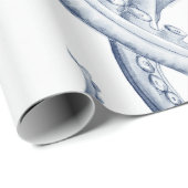ブルータコ頭足類クラーケンインク ラッピングペーパー (ロールコーナー)