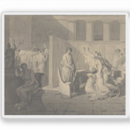 ブルータスに息子たちの体をもたらす酒師たち シール