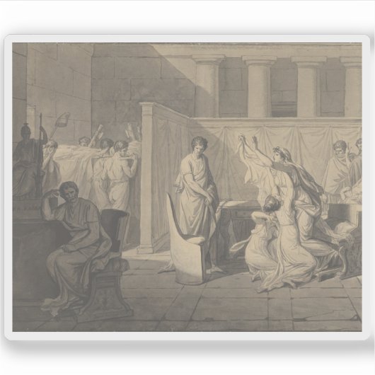 ブルータスに息子たちの体をもたらす酒師たち シール (正面)