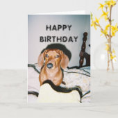 ブルータス3、ハッピーバースデー カード (黄色い花)