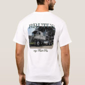 ブルータスK100のワイシャツ(味方される2) Tシャツ (裏面)