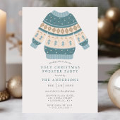 ブルータッキーで醜いクリスマスセーターパーティー 招待状