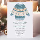 ブルータッキーで醜いクリスマスセーターパーティー 招待状