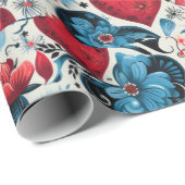 ブルータトゥーハートデジタルテーマ ラッピングペーパー (ロールコーナー)