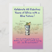 ブルータホー誕生日パーティーへの招待 招待状 (正面)