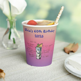 ブルータホ誕生日 紙コップ