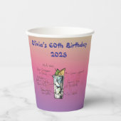 ブルータホ誕生日 紙コップ (正面)