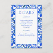 ブルータラベラのタイルヴィンテージメキシ結婚カン詳細 エンクロージャーカード (正面)