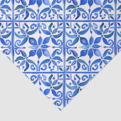 ブルータラベラアズールヴィンテージメキシカンスペインのタイル 薄葉紙 (詳細)