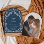 ブルータラベラスペインのメキシカン結婚アルチ 招待状