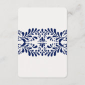 ブルータラベラタイルおむつラッフル招待状インサート エンクロージャーカード (裏面)