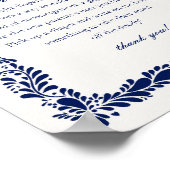 ブルータラベラタイルおむつ思考ベビーシャワー ポスター (角)