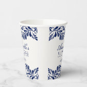 ブルータラベラタイルスペインのスタイルフィエスタバプテスマ 紙コップ (左)