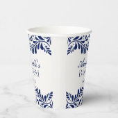 ブルータラベラタイルスペインのスタイルフィエスタバプテスマ 紙コップ (右)