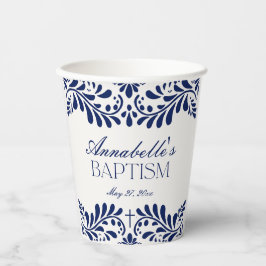 ブルータラベラタイルスペインのスタイルフィエスタバプテスマ 紙コップ