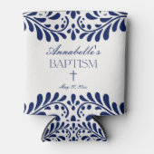 ブルータラベラタイルスペインのフィエスタバプテスマ 缶クーラー (正面)